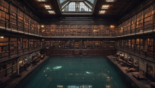 A indoors in the heart of a beautiful scenery
