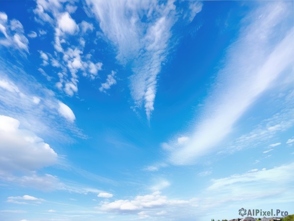 outdoors,sky,day,cloud,tree,blue sky,no humans,cloudy sky,nature,scenery,landscape,grass,plant,fence,house