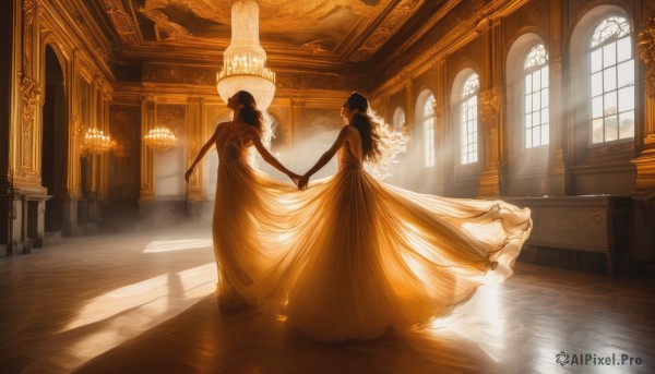 A majestic sunlight featuring a indoors