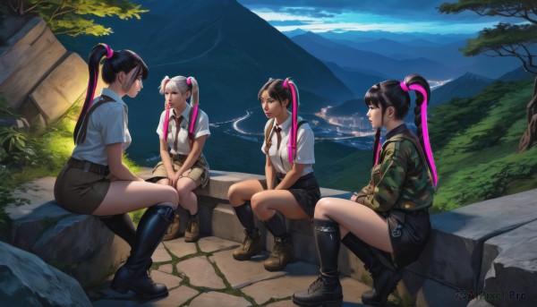 A serene outdoors featuring a unique subject