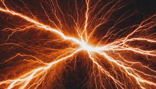 Image of a lightning in a fresh scenery