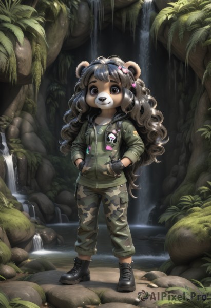 A striking outdoors featuring the elegance of a female