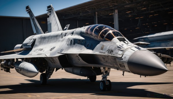 multiple boys,signature,2boys,military,no humans,shadow,helmet,flying,science fiction,realistic,aircraft,military vehicle,airplane,pilot suit,vehicle focus,jet,cockpit,missile,fighter jet,pilot,roundel,sky,bomb