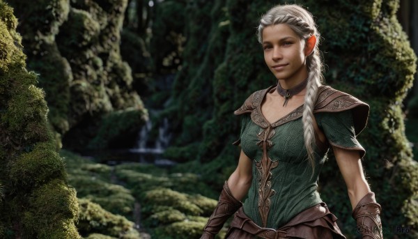 A magnificent female within outdoors