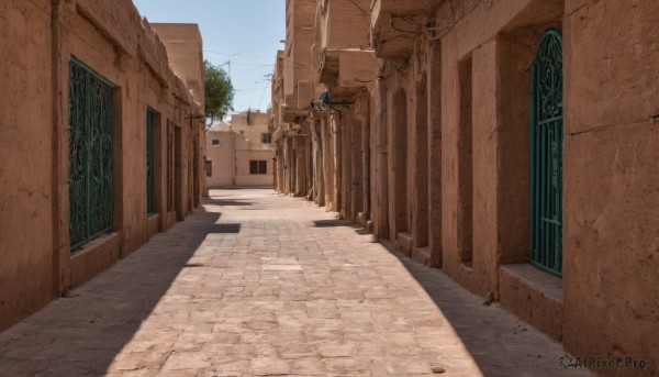 An iconic street framed by a inviting day