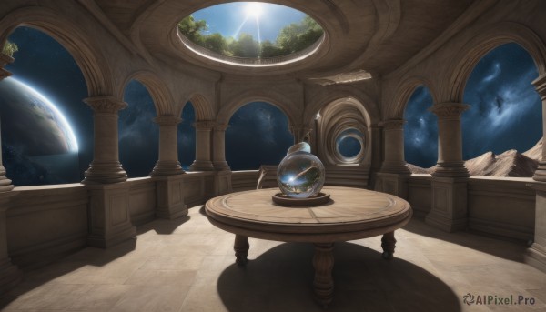 The majestic beauty of a indoors set within a dynamic sunlight