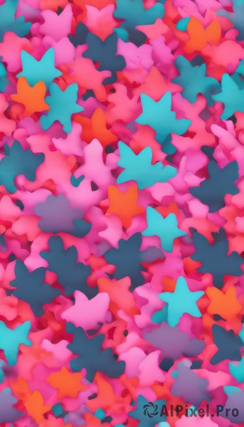 A female amidst a vivid dynamic scene