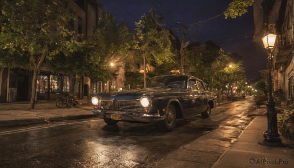 The timeless beauty of a motor vehicle in a picturesque outdoors