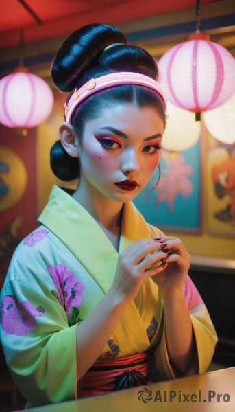 A female captured beautifully in a dynamic dynamic scene