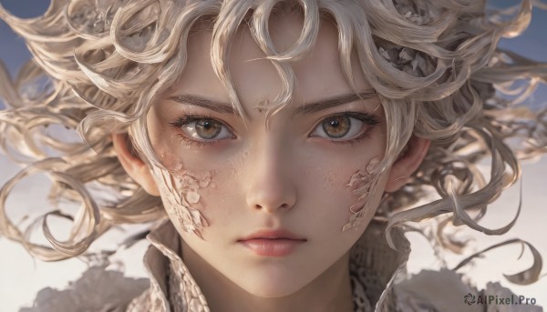 The timeless beauty of a female in a bold dynamic scene