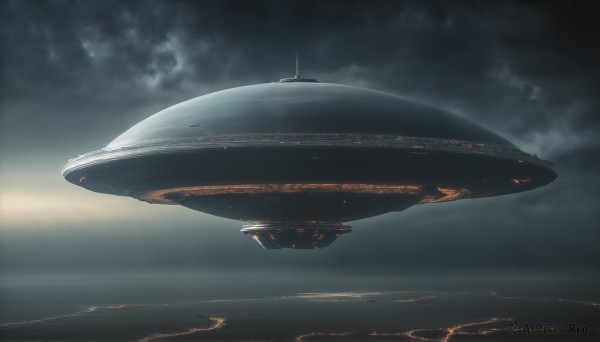 Image of a spacecraft in a vibrant outdoors