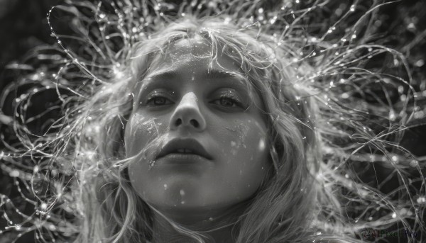 The majestic beauty of a female set within a ethereal dynamic scene