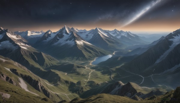 The timeless beauty of a landscape in a bold outdoors