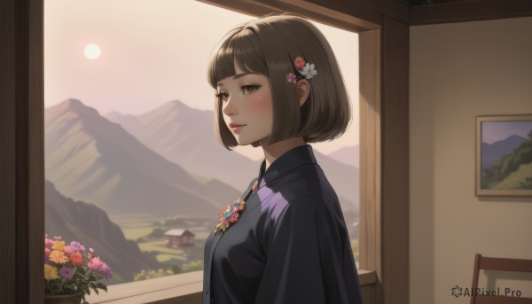 The allure of a female in a inviting sunset sunlight
