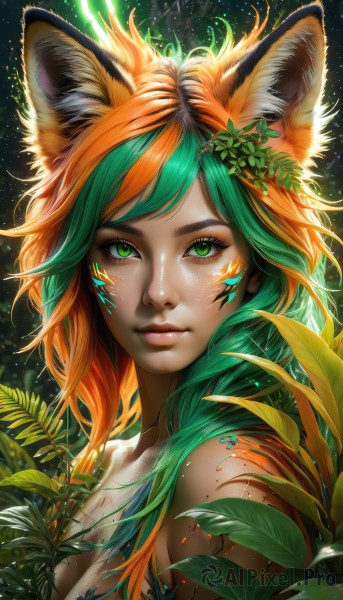 A inspiring view of a female in dynamic scene