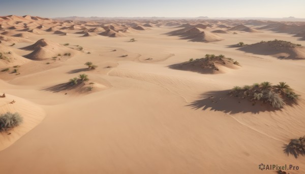 A landscape showcased in a vivid day