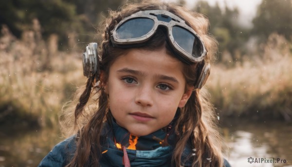 A stunning portrayal of a female in a calm outdoors