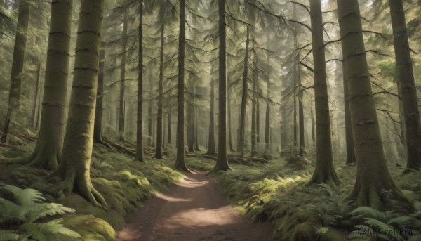 A landscape in a serene day