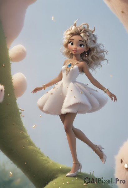 A unique view of a female in day
