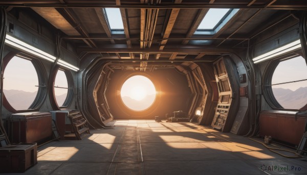 A stunning portrayal of a spacecraft in a lush day