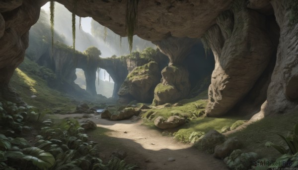 A landscape in the heart of a majestic day