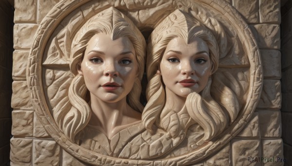 A stunning portrayal of a female in a calm dynamic scene