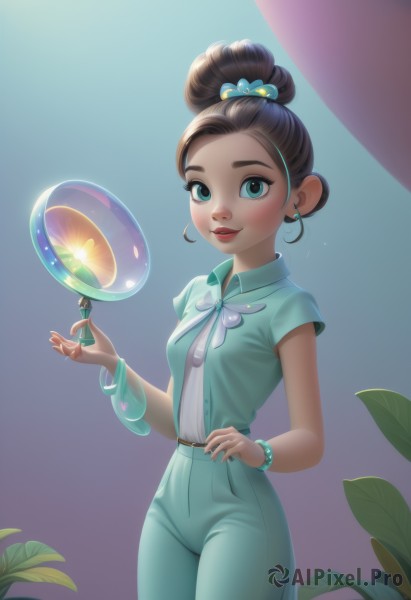 A refreshing image of a female in dynamic scene