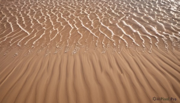 monochrome,outdoors,water,no humans,ocean,from above,traditional media,beach,scenery,sand,shore,brown theme,orange theme,comic,close-up,emphasis lines,wooden floor