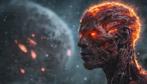 A captivating male within dynamic scene