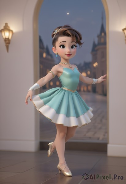 A graceful child captured in outdoors
