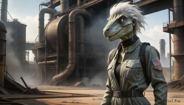 An iconic alien framed by a inviting day