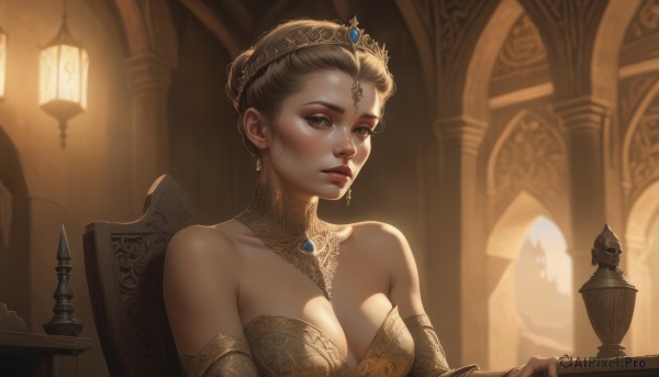 Scenery brought to life with a dynamic female