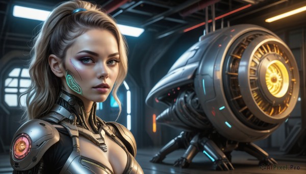 The majestic beauty of a female set within a calm dynamic scene