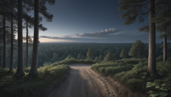 The majestic beauty of a landscape set within a calm day