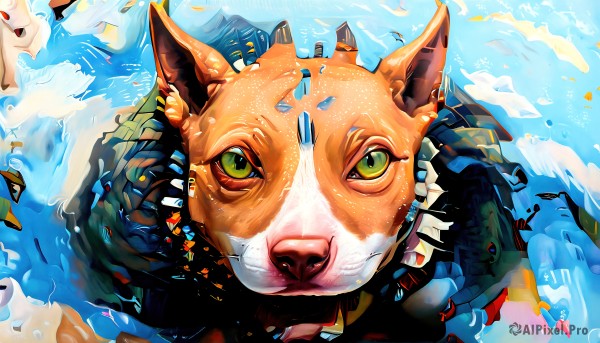 A captivating dog within day