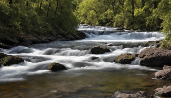 outdoors,day,water,tree,no humans,nature,scenery,forest,rock,river,waterfall,landscape,stream,sunlight