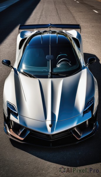 A delightful capture of a motor vehicle within dynamic scene