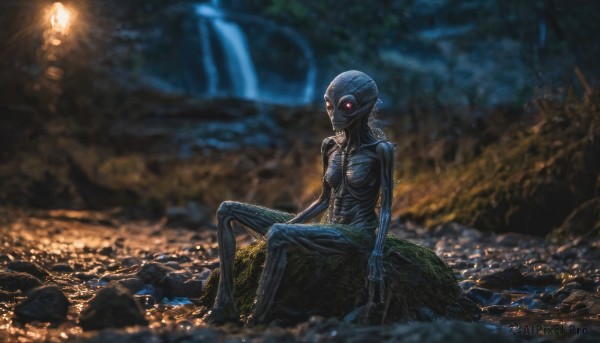 The timeless beauty of a alien in a picturesque dynamic scene