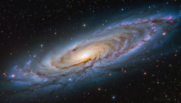 The timeless beauty of a galaxy in a picturesque outdoors