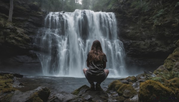 A enchanting outdoors highlighting a female