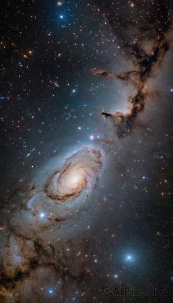 The timeless beauty of a galaxy in a picturesque outdoors