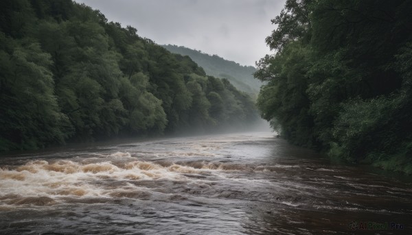 The timeless beauty of a landscape in a bold day