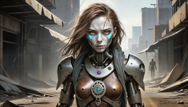 A cyborg in the heart of a beautiful day