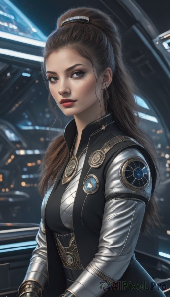 A stunning view of a female in dynamic scene