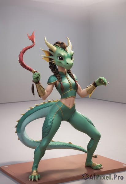 The beauty of a dragon set in a enchanting dynamic scene