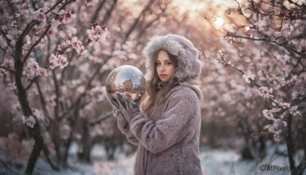 A female captured in a enchanting tree