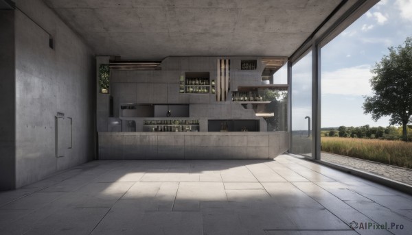 A indoors in the heart of a beautiful day