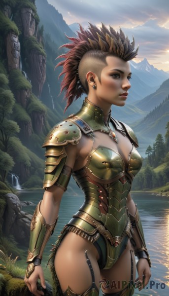 A stunning portrayal of a female in a lush day