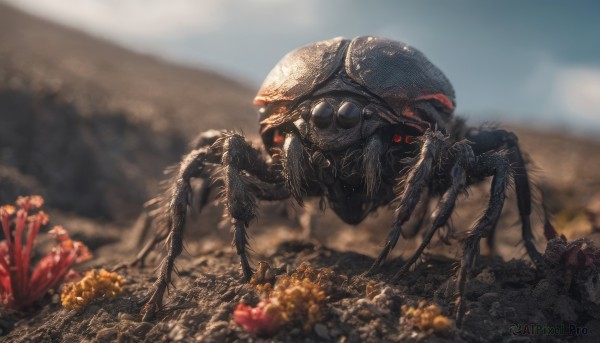 A alien portrayed in a inviting day