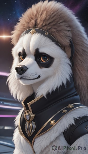 A captivating male within night sky